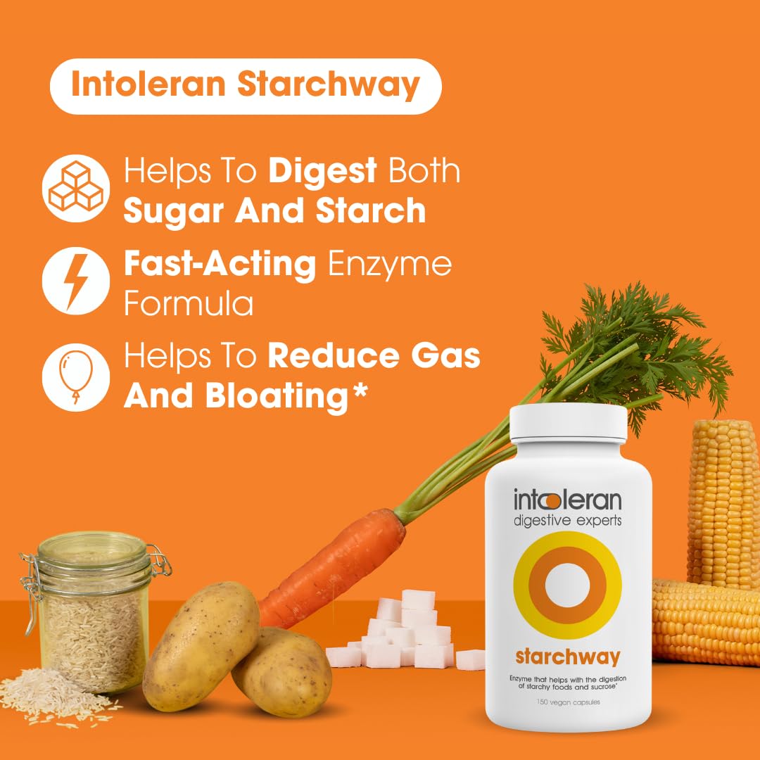 Intoleran Starchway Digestive Enzymes Capsule, 150 Count