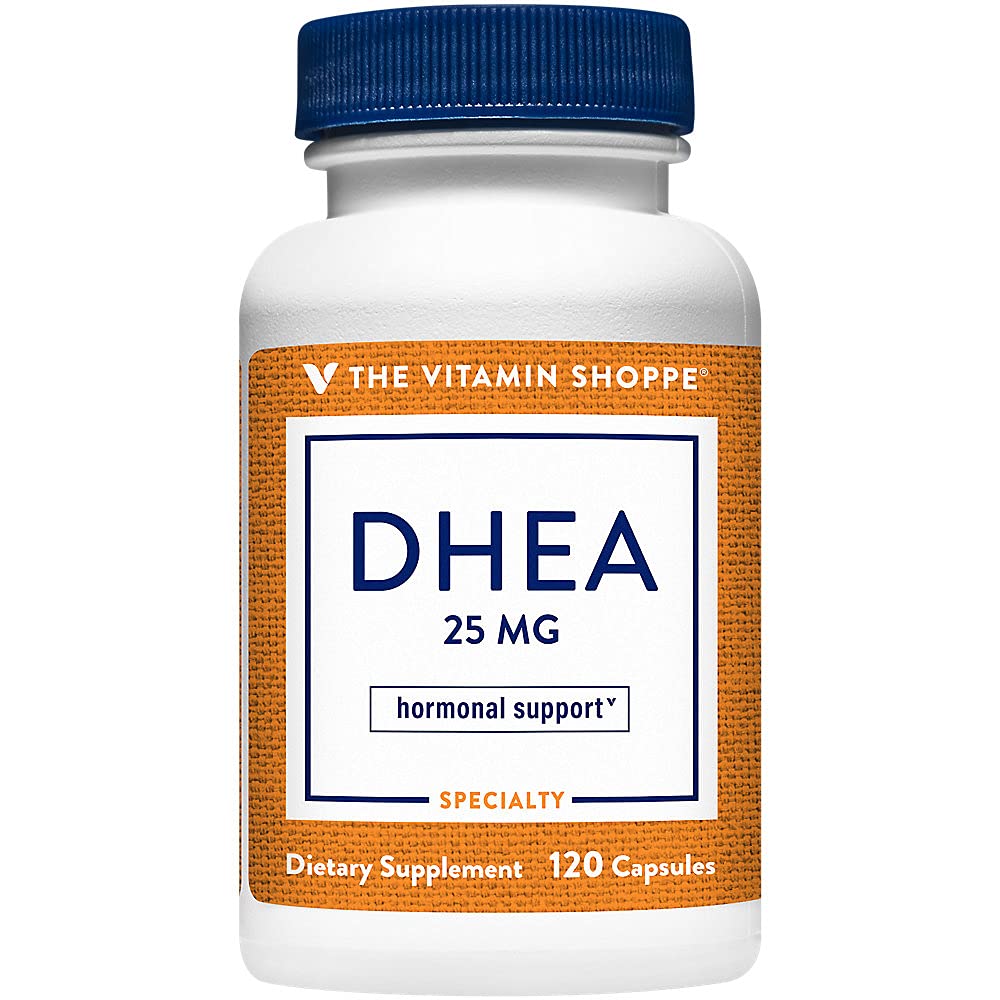 The Vitamin Shoppe DHEA 25MG Hormonal and Healthy Aging Capsule, 1 Count