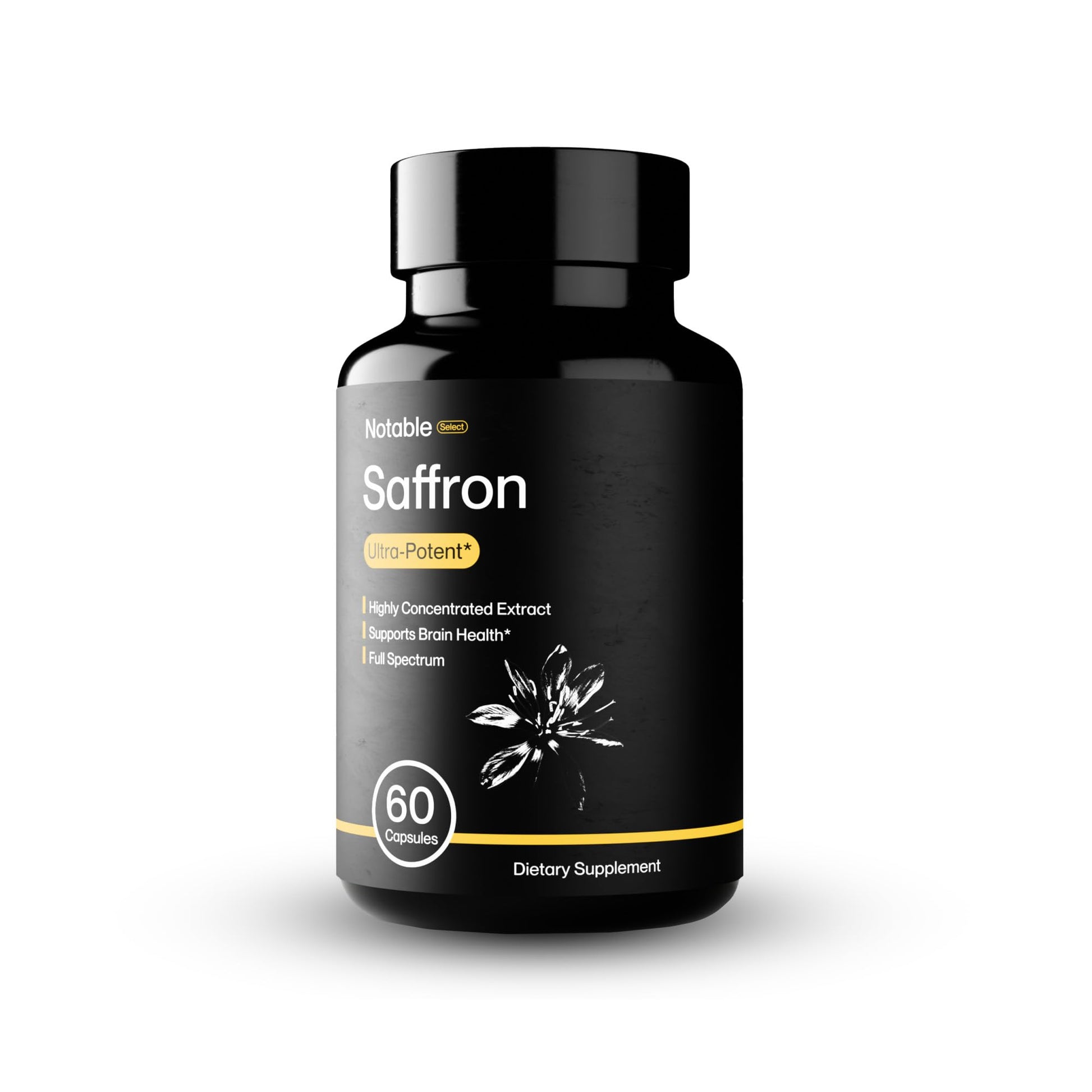 Notable Ultra-Potent Saffron Extract Capsules, 1 Count