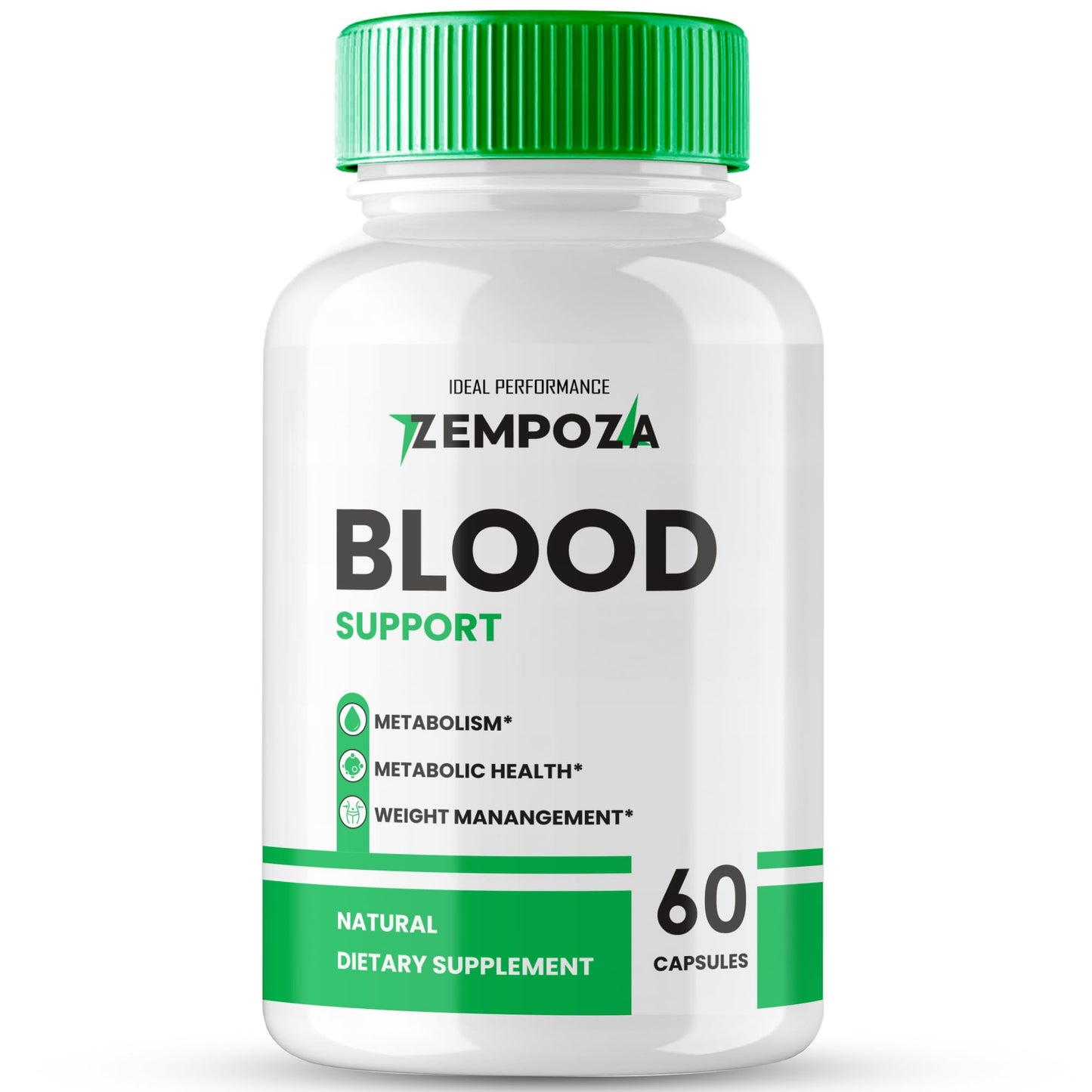 IDEAL PERFORMANCE Zempoza Blood Formula Supplement Capsule, 60 Capsules