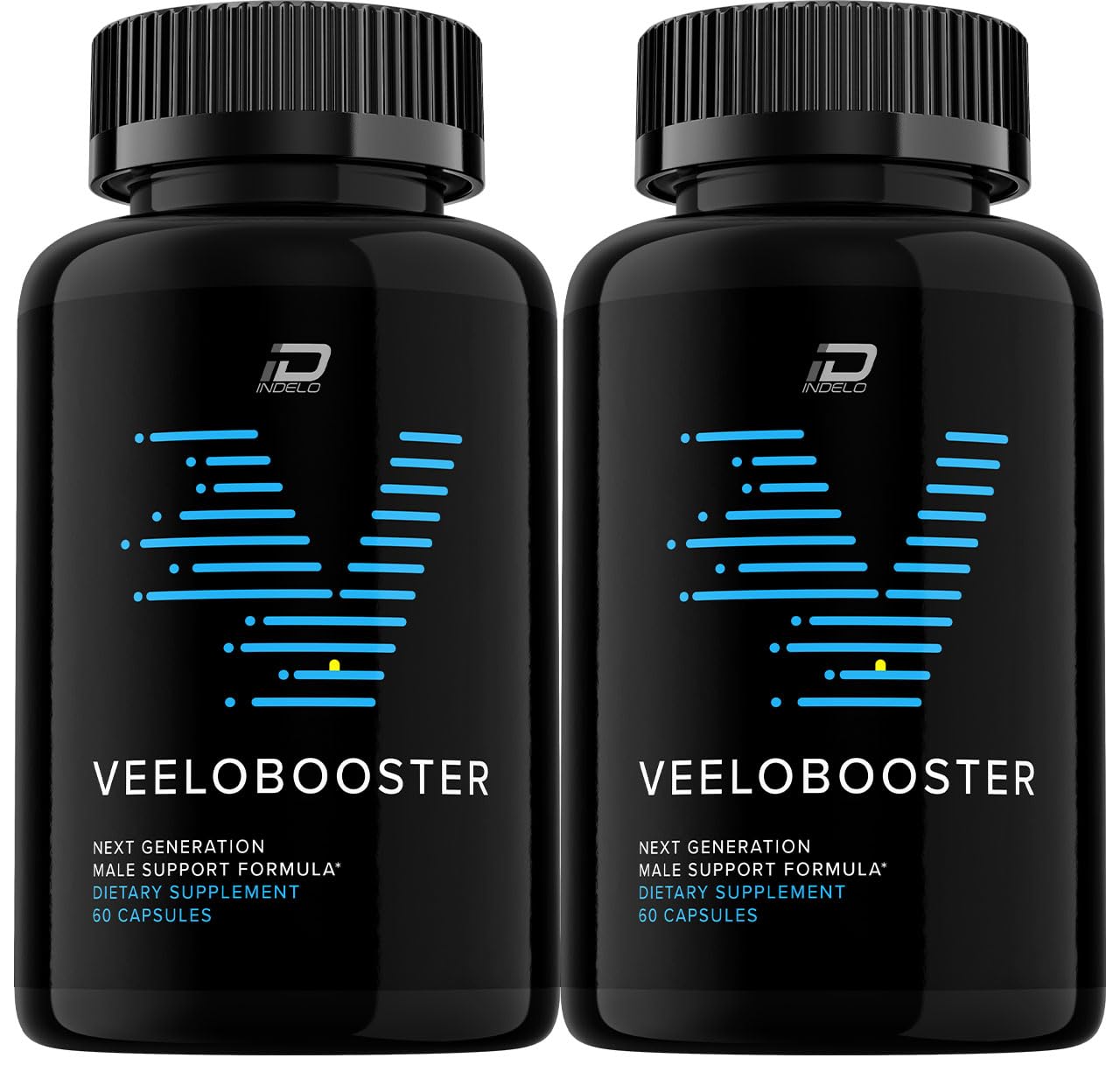 Indelo VeeloBooster Next Generation Male Support Capsules, Maximum Strength Formula, 120 Capsules