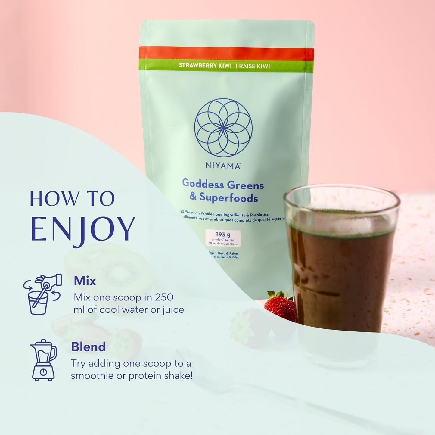 Niyama Goddess Greens Superfood Powder 10.3 Ounce