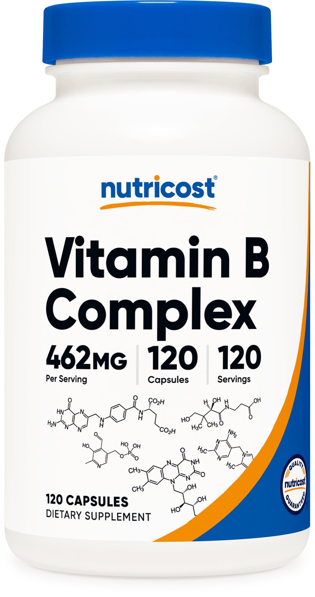 Nutricost High Potency Vitamin B Complex 462mg 120 Capsules