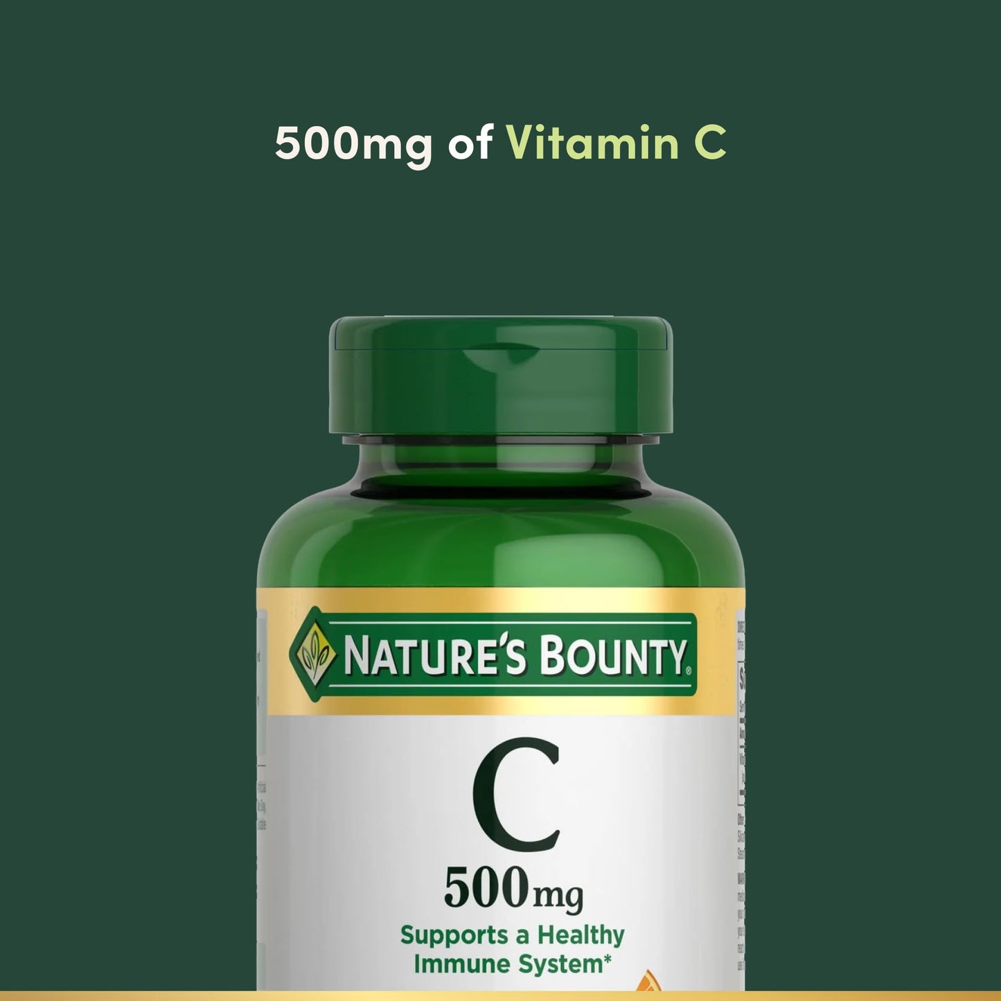 Nature's Bounty Vitamin C 500mg Tablet, 250 Count