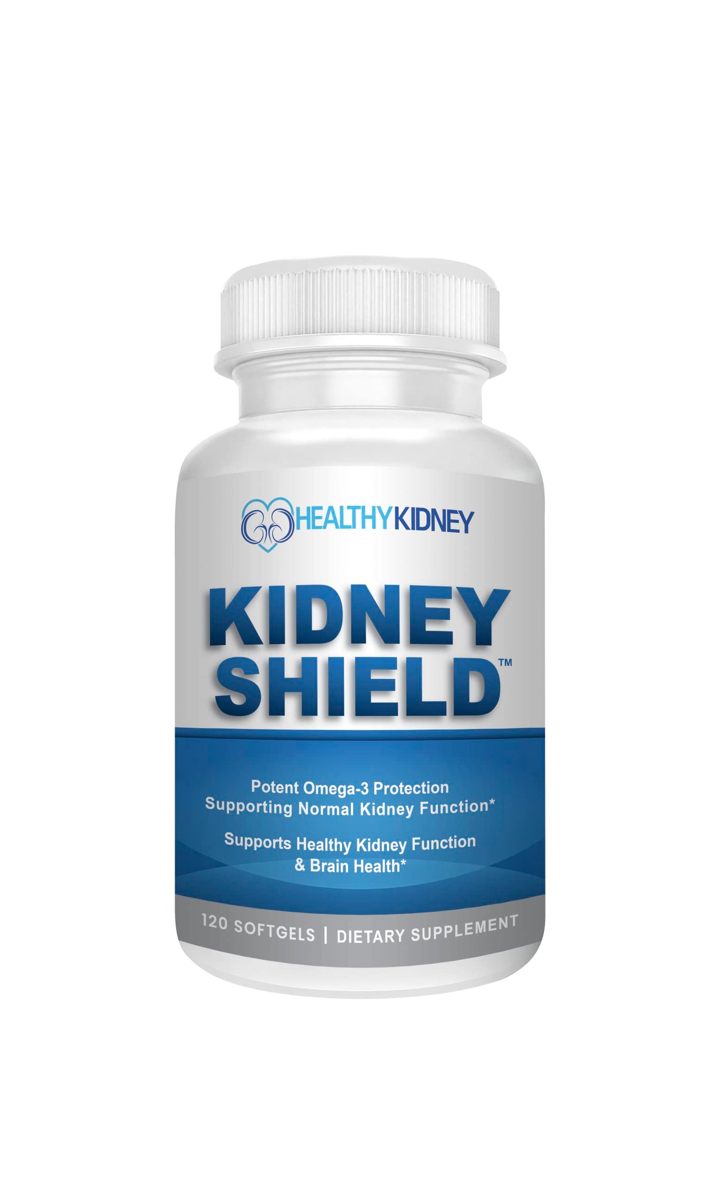 Kidney Restore Kidney Shield Omega-3 Fish Oil & Sodium Bicarb Capsule 2 Pack