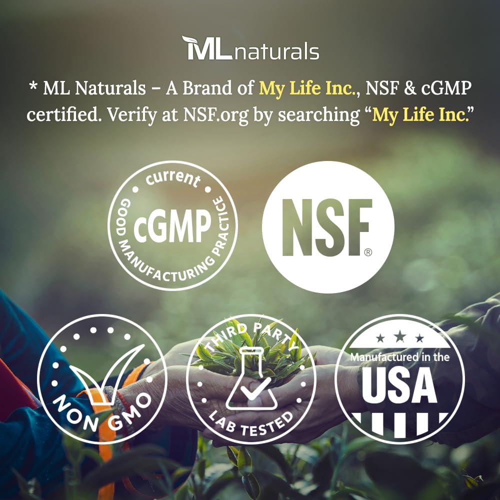 ML Naturals Policosanol 50mg Capsule, 120 Count