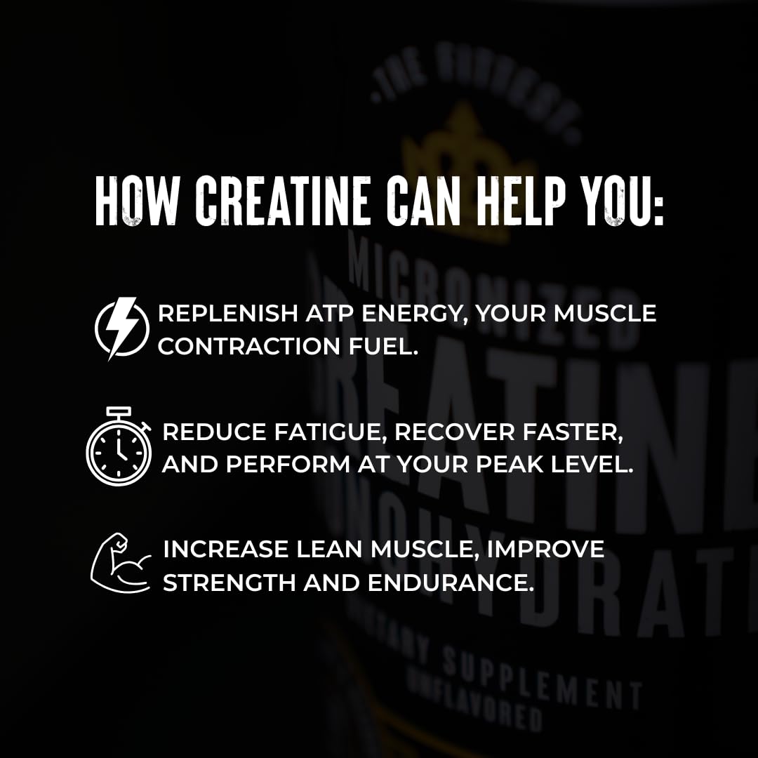 The Fittest Ever Creatine Monohydrate Powder 15.87 Ounce