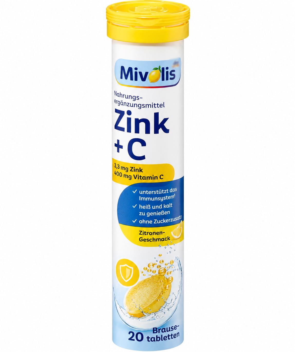 Generic MivlisZinc+VitaminC Soluble Tablets 20 Count