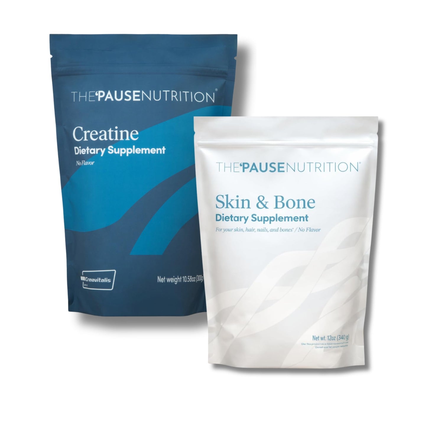 The 'Pause Life Skin & Bone + Creatine Bundle – Collagen & Creatine Powders