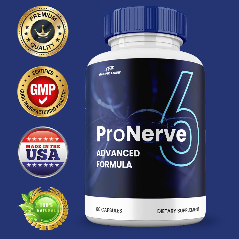 Shark Labs Pro Nerve 6 Cognitive, 60 Capsules
