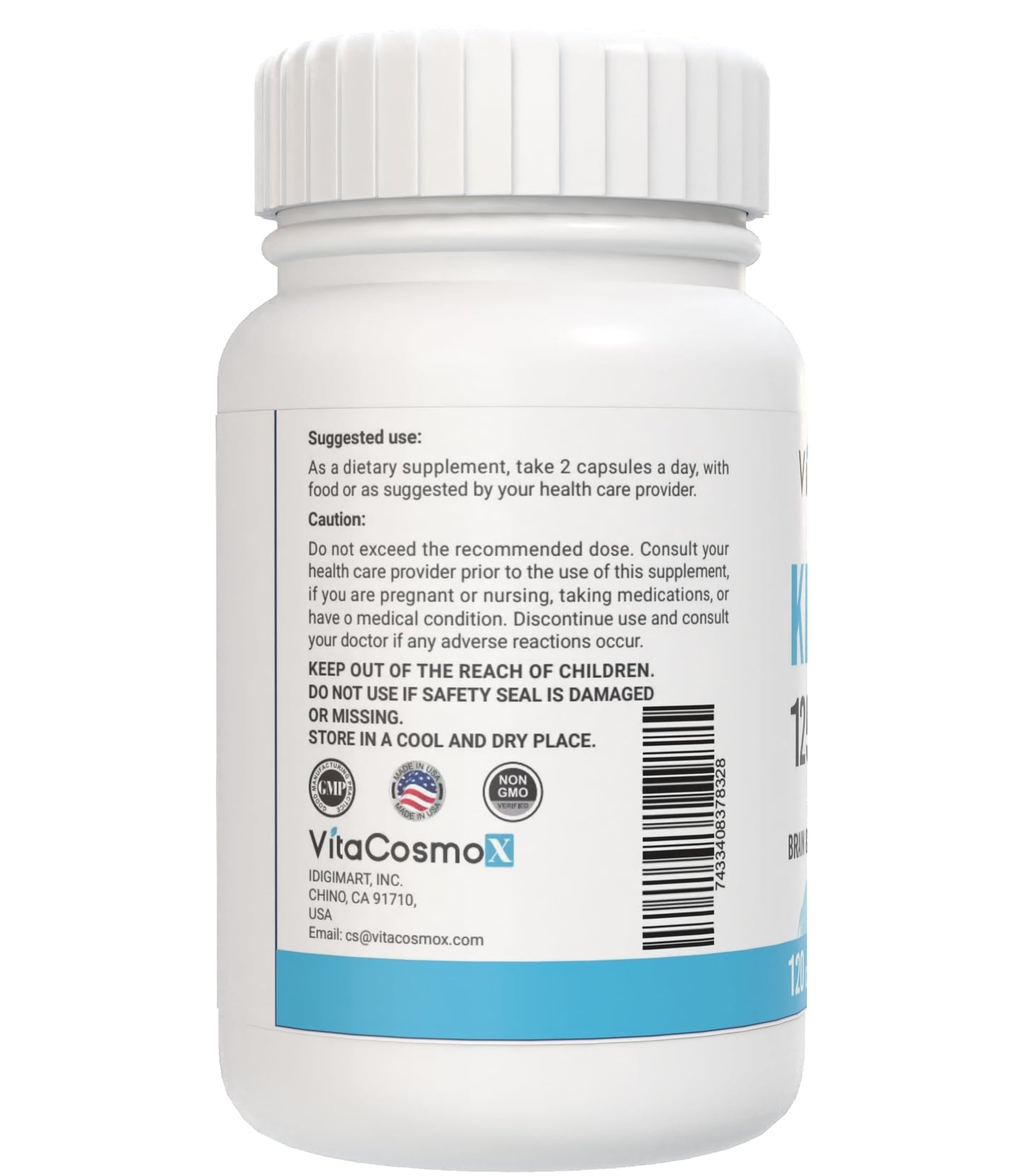 VitaCosmoX Antarctic Krill Oil Softgel 120 Count