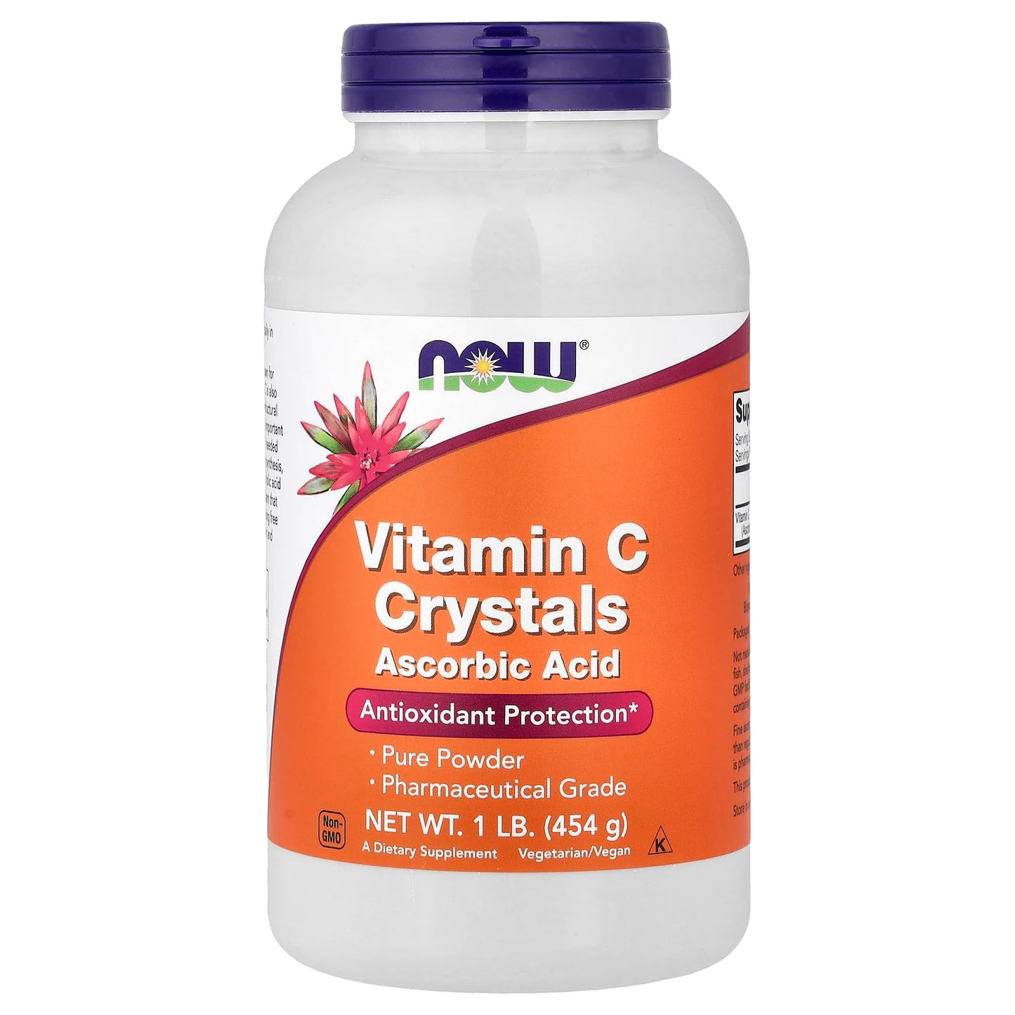 NOW Foods Vitamin C Crystals Powder 16 oz