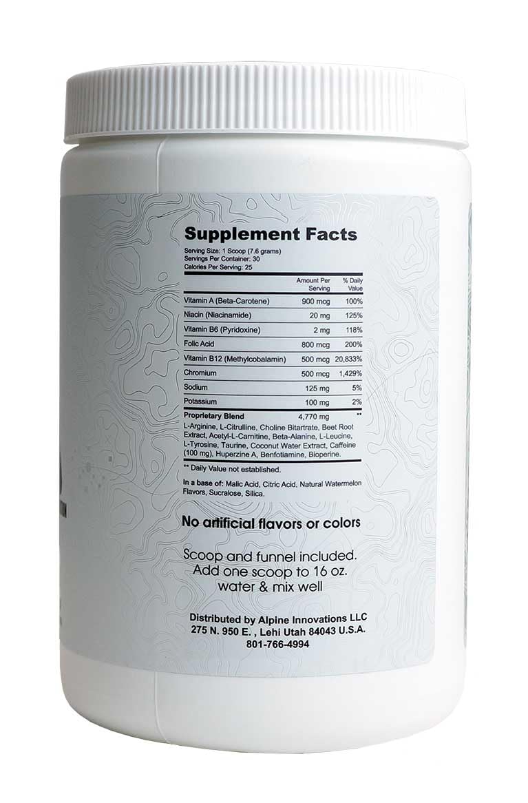 Alpine Innovations Body Fuel Focus + Energy Powder, 7.93