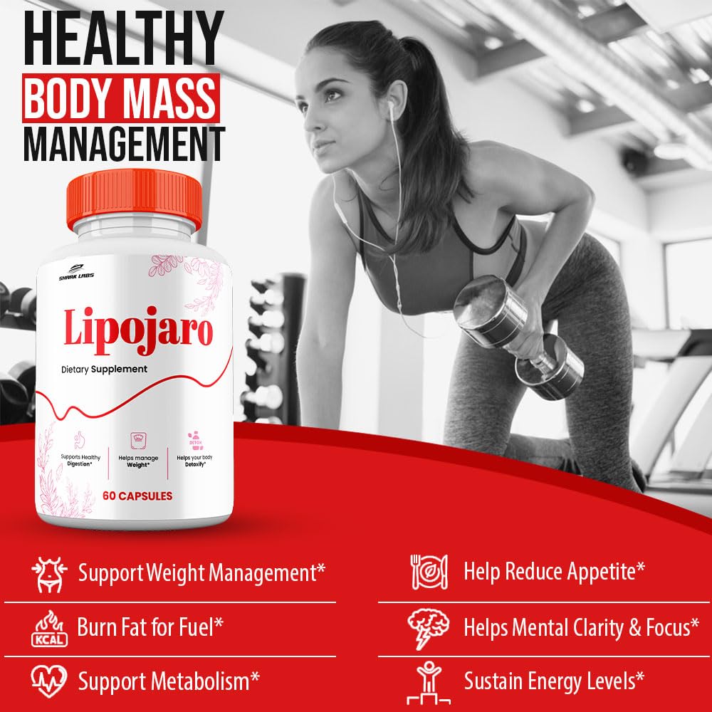 Shark Labs LipoJaro Capsules, 60 Count