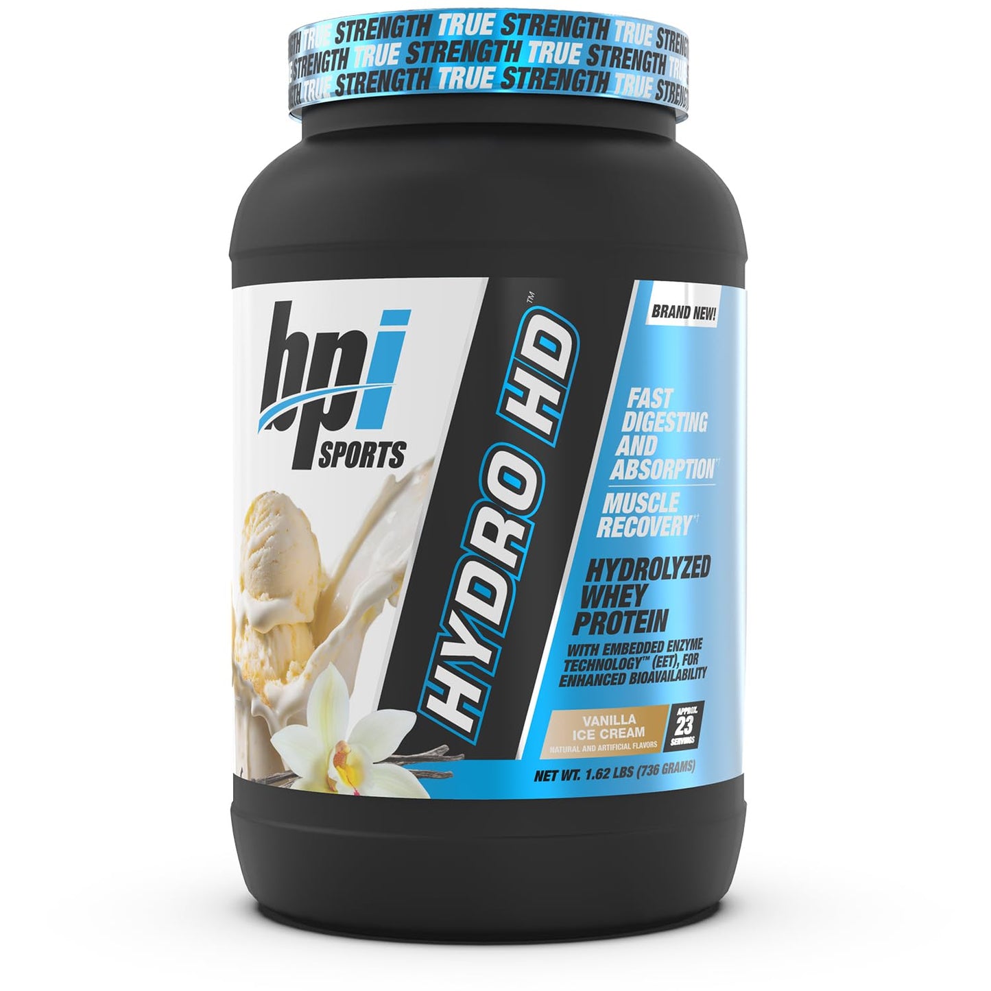 BPI Sports Hydro HD 100% Hydrolyzed Whey Protein Powder, 31 Servings