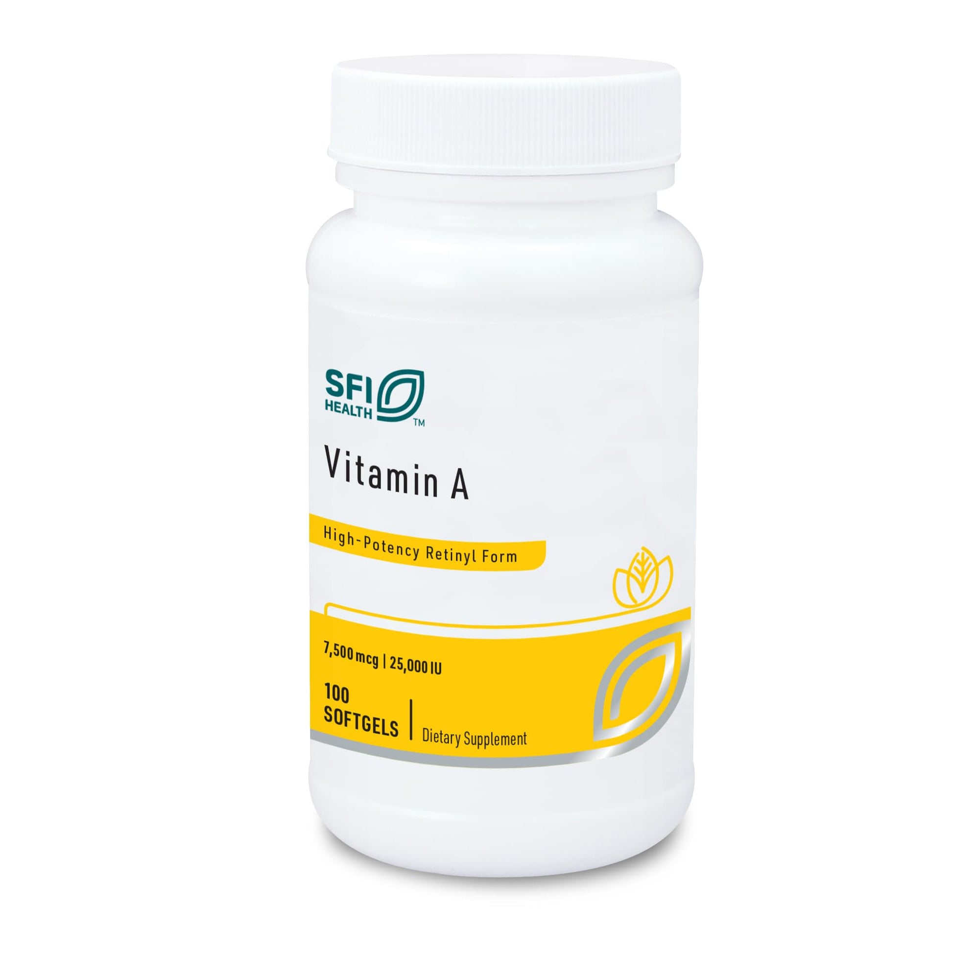 SFI Health Vitamin A Softgels, 100 Count