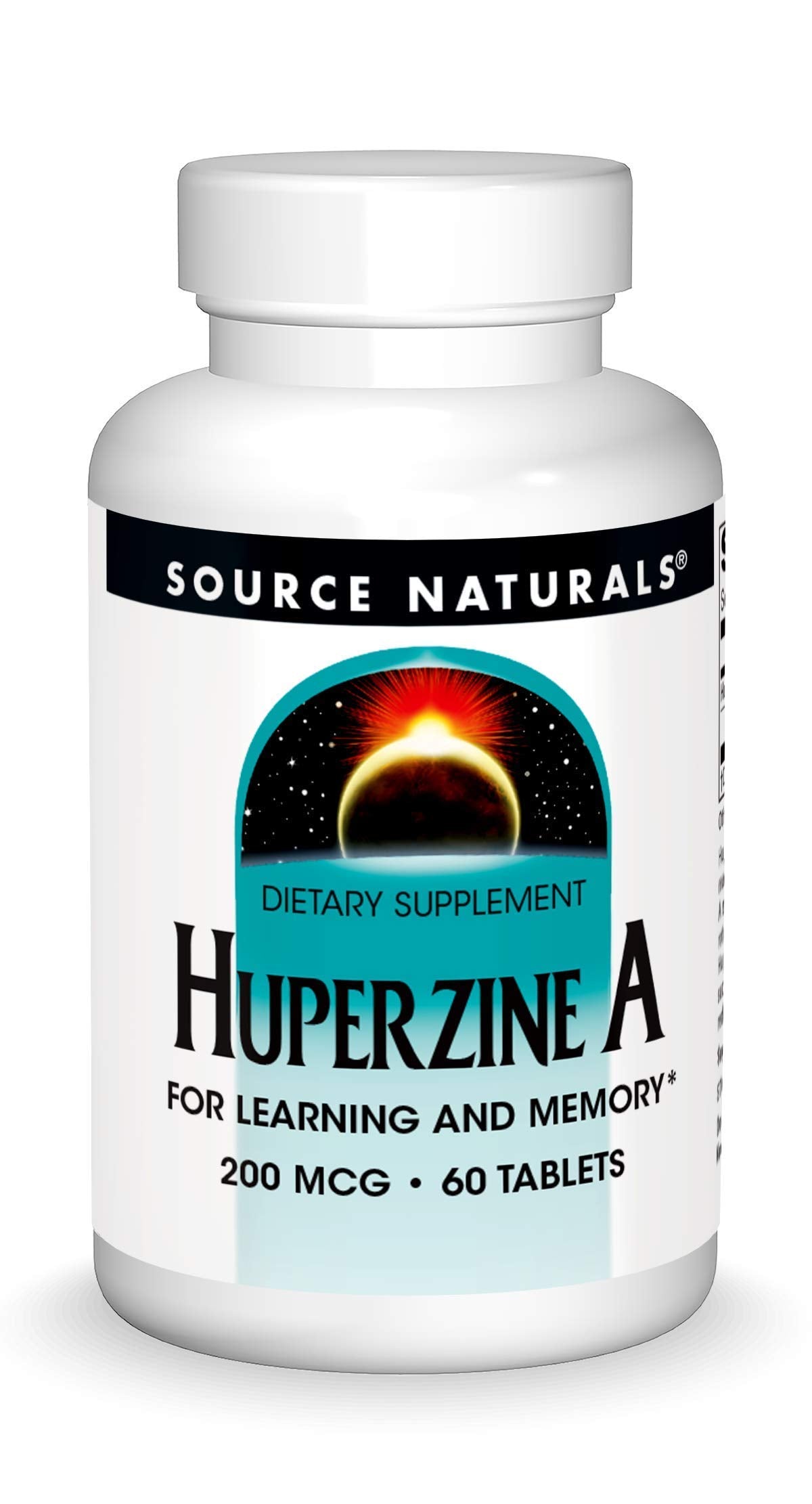 Source Naturals Huperzine A 200 mcg for Learning & Memory, 60 Tablets