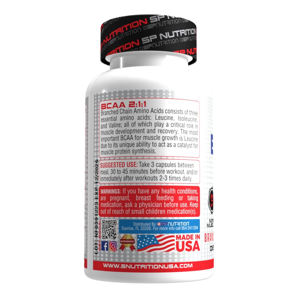 S Nutrition BCAA 2:1:1 Capsules, 90 Capsules