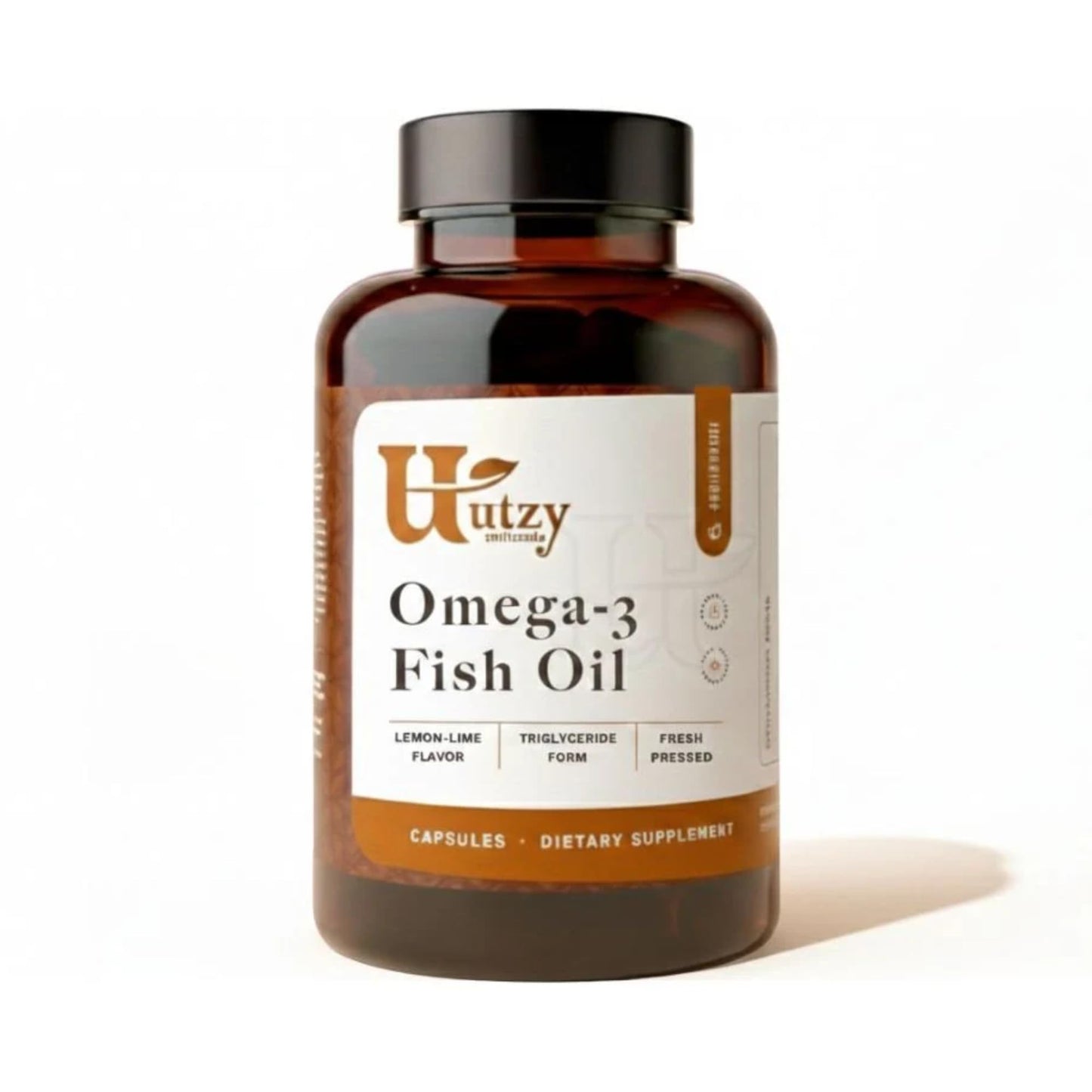 Utzy Naturals Omega-3 Fish Oil Softgels 60