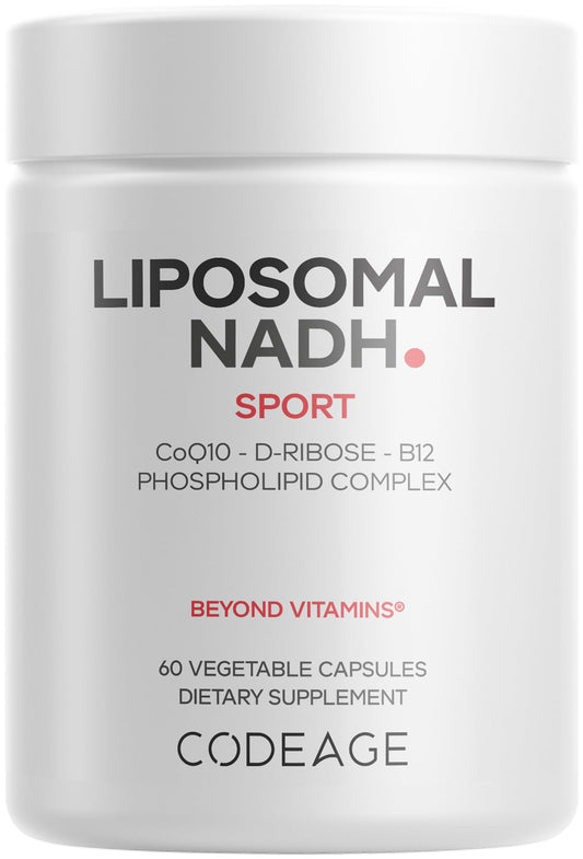 Codeage Liposomal NADH+ Supplement, 60 Capsules