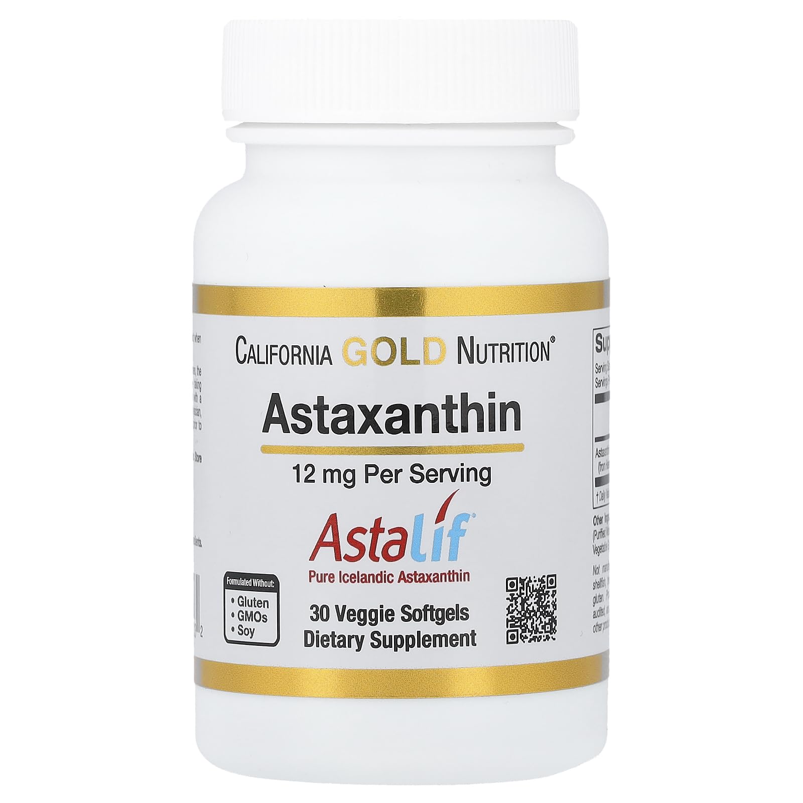 California Gold Nutrition Astaxanthin Softgels 30