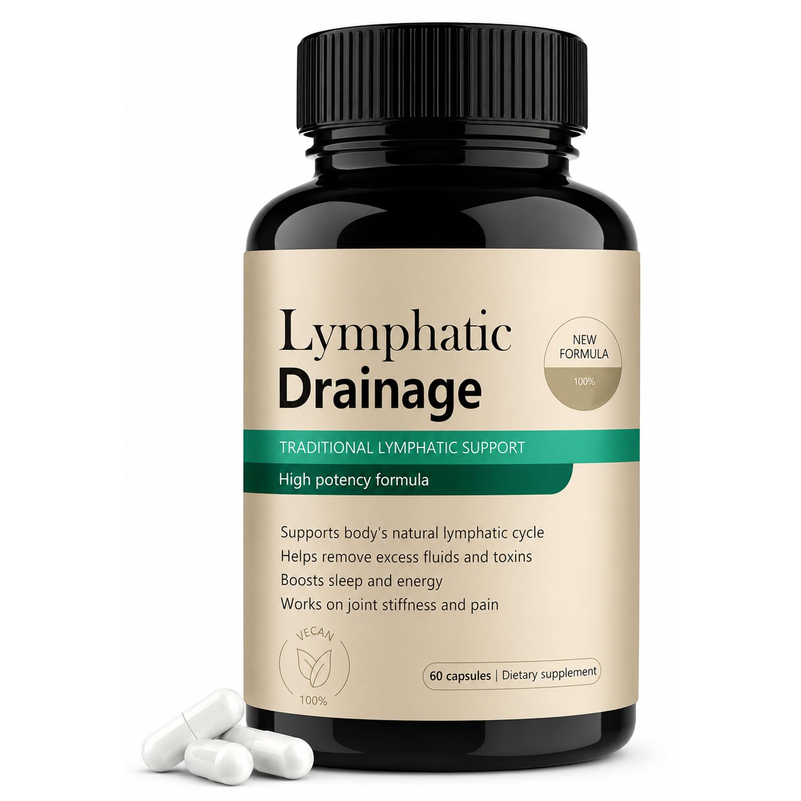 KITABIO Lymphatic Drainage Softgel 60 Count