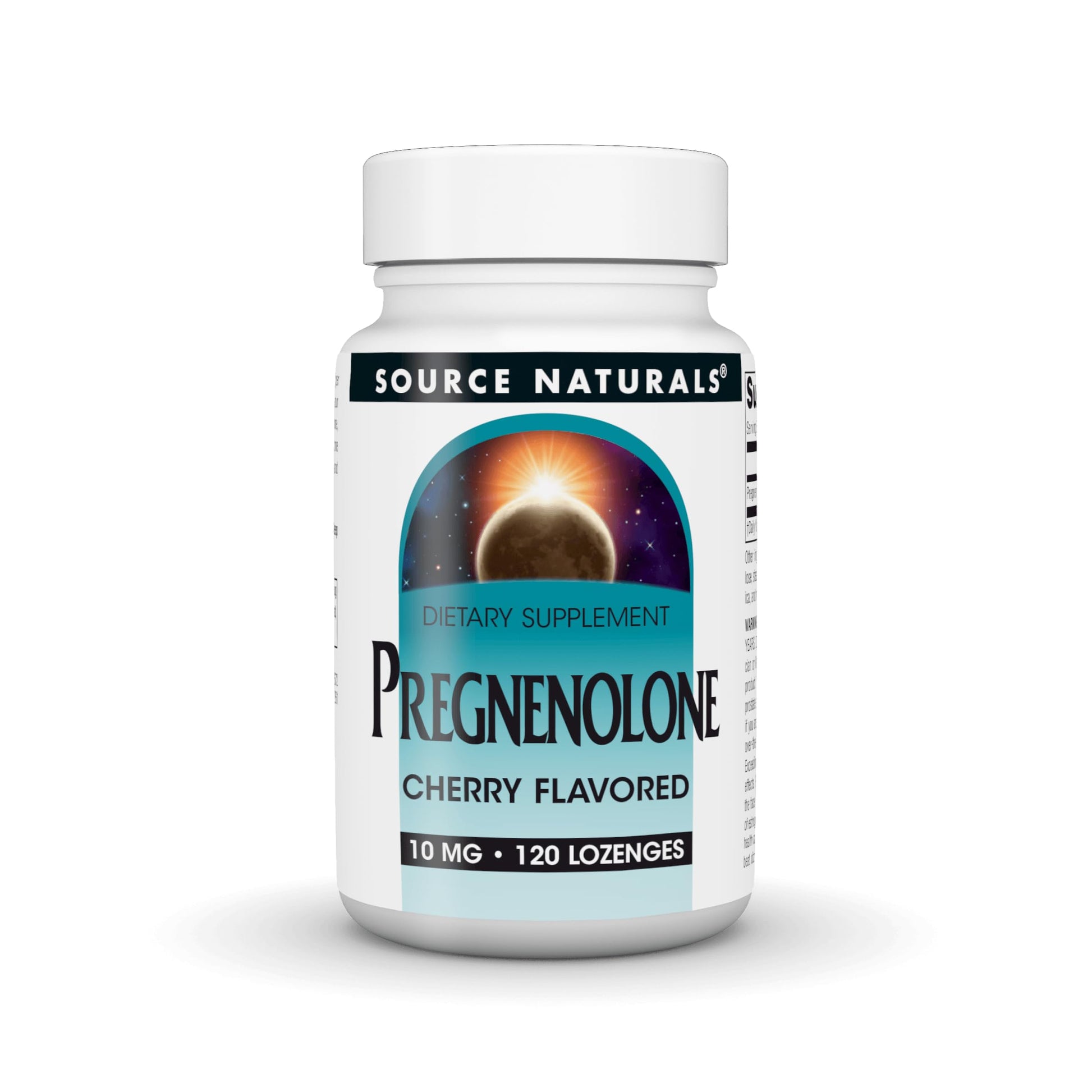Source Naturals Pregnenolone 10 mg Lozenges 120 Count