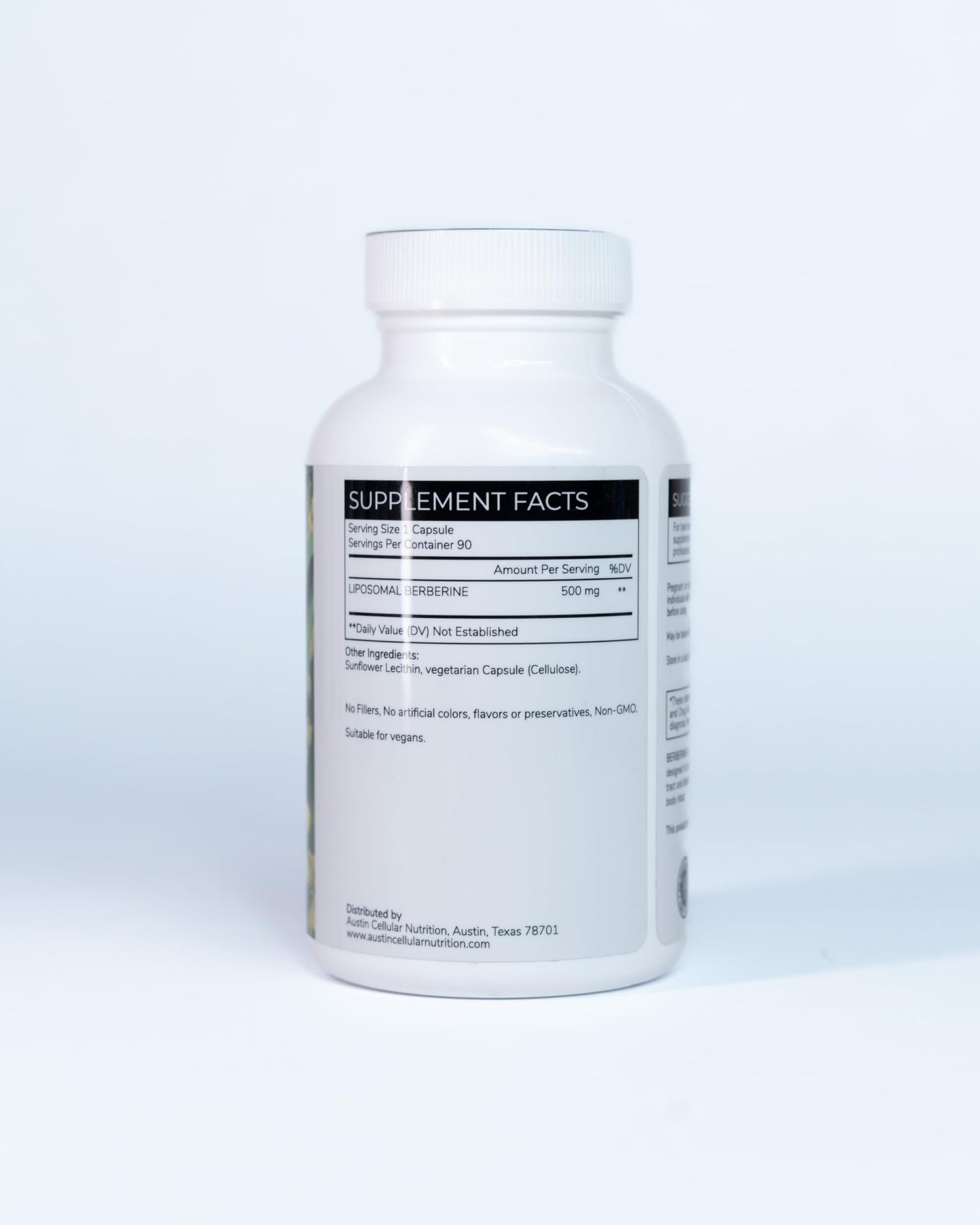 Austin Cellular Nutrition Premium Liposomal Berberine HCL 500mg - 90 Capsules