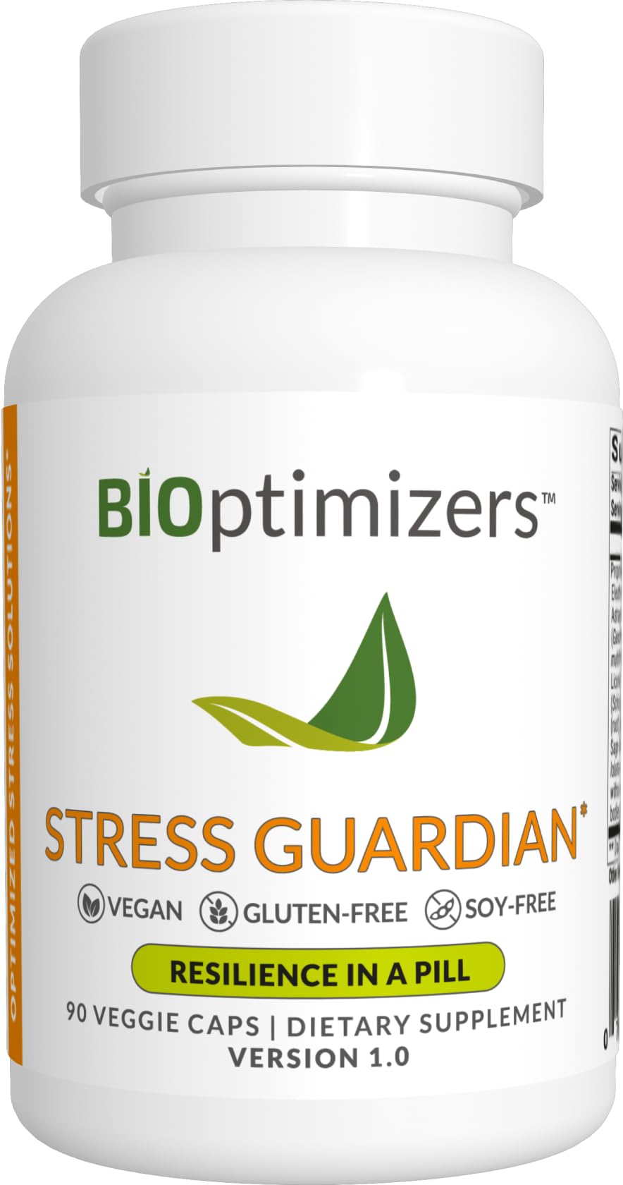 BIOptimizers Stress Guardian Stress Relief Capsule Rest Support, 90 Count