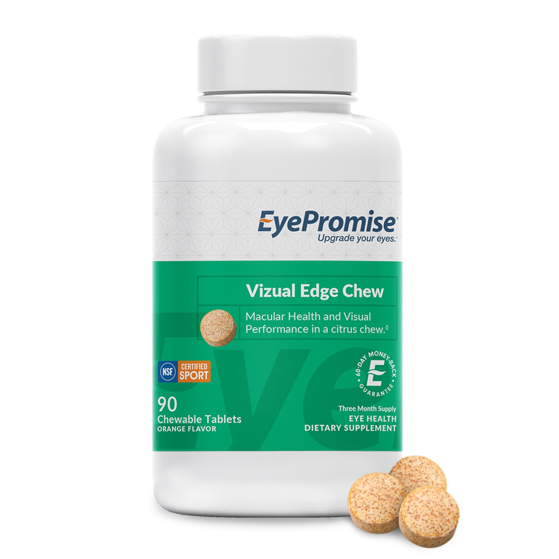 EyePromise Vizual Edge Supplement Chewable Tablets 90