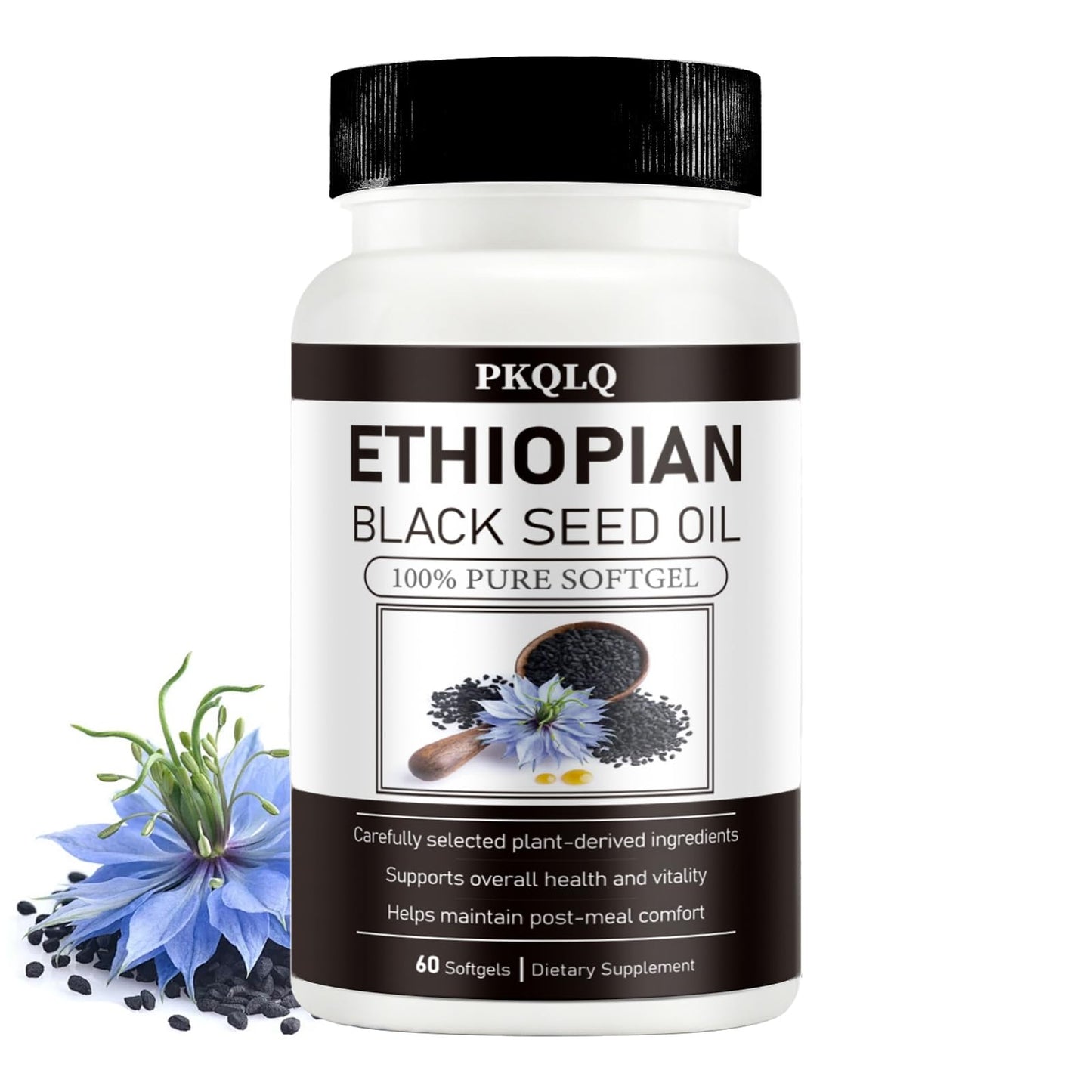 WOJJ Black Seed Oil Softgels 60 Count