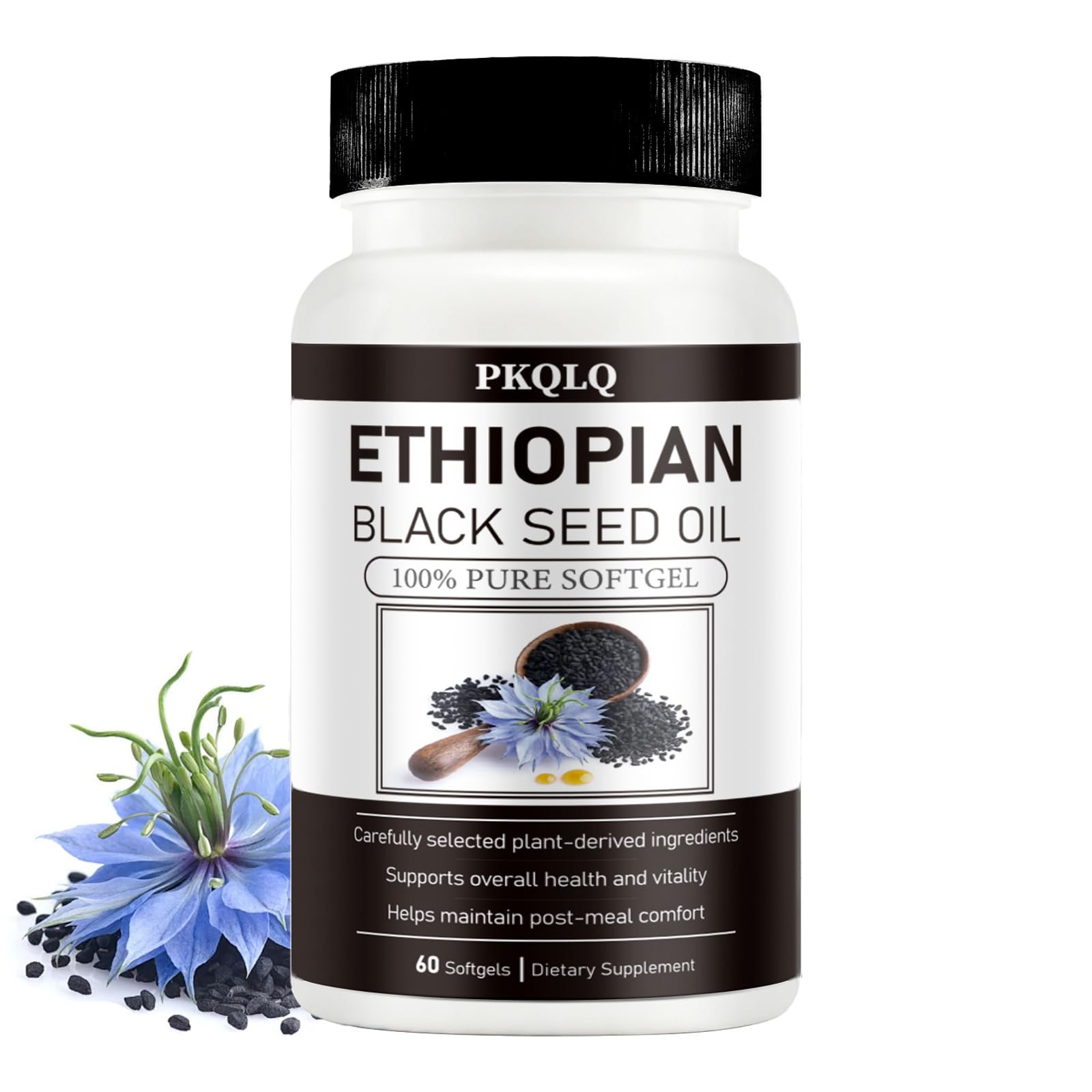 WOJJ Black Seed Oil Softgels 60 Count