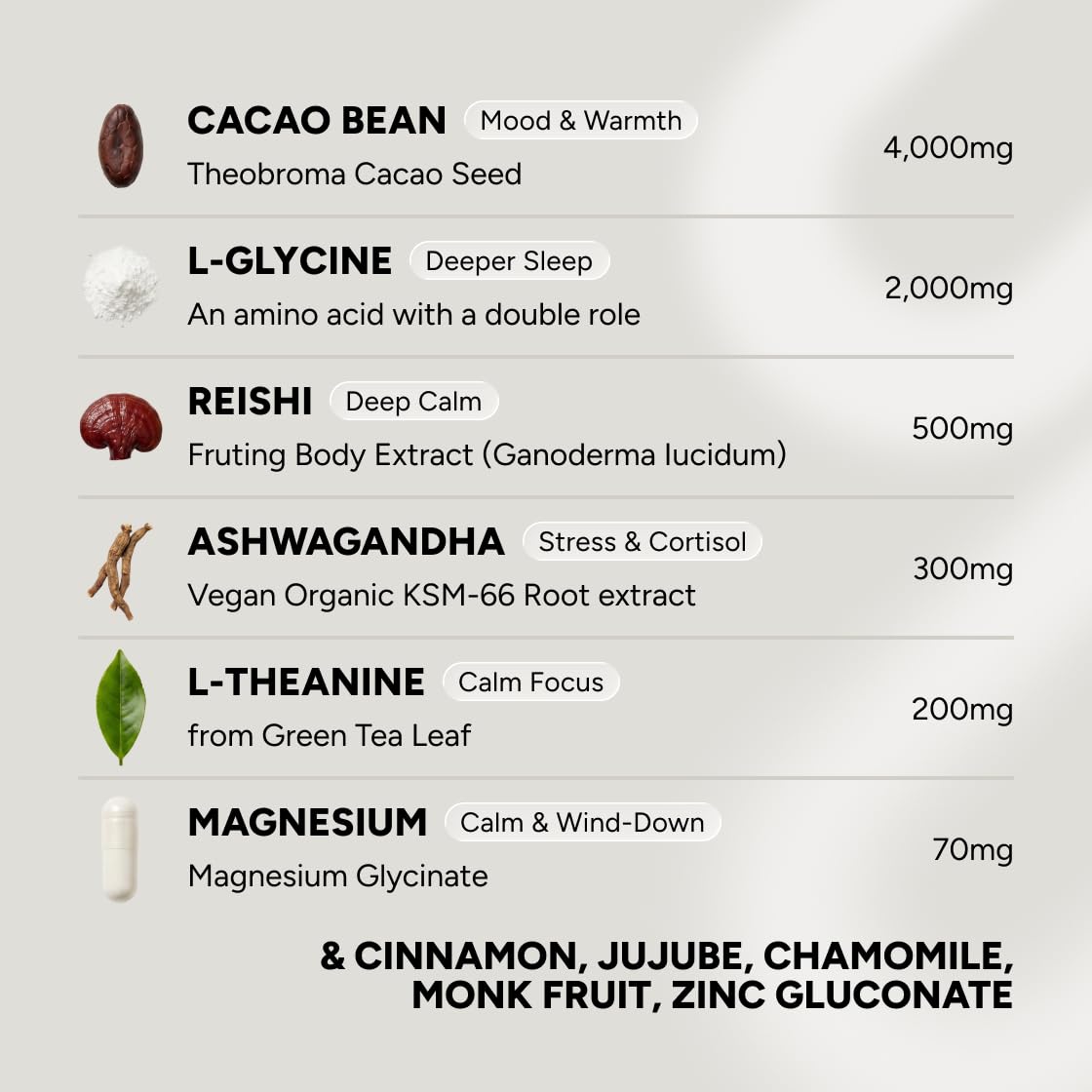 Habit One Magnesium Hot Cocoa Sleep Aid Drink Delicious Nighttime Chocolate Powder 8.8 Ounce