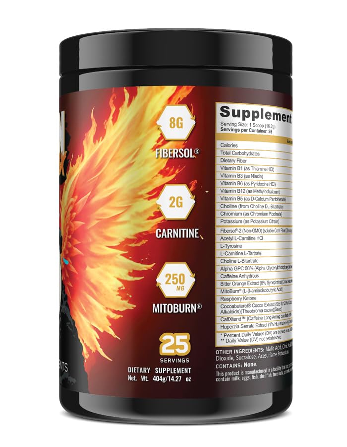 Underground Bio Labs Panda Burn MAX Pre-Workout Powder 14.27 oz