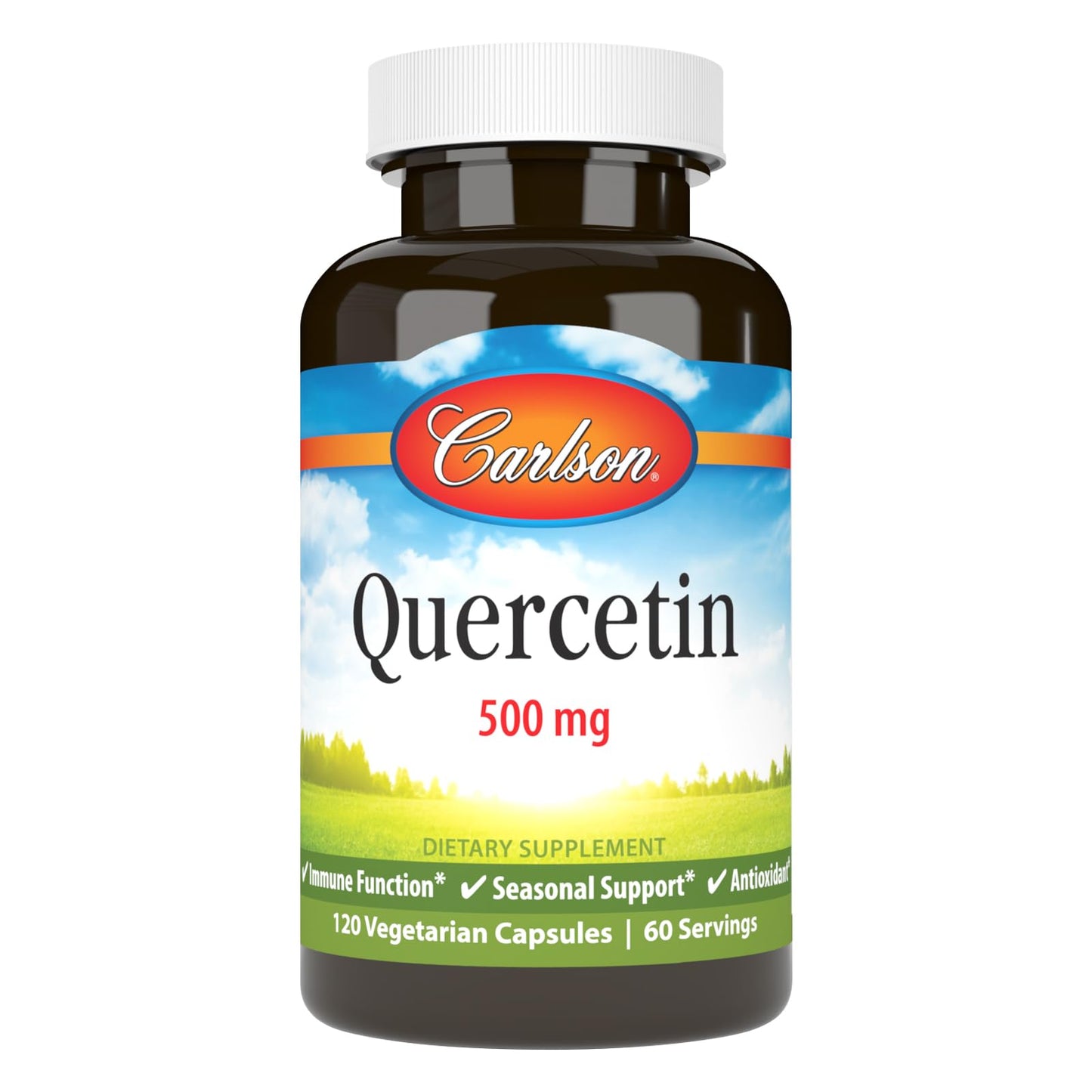 Carlson Quercetin 500 mg Capsules, 120 Count