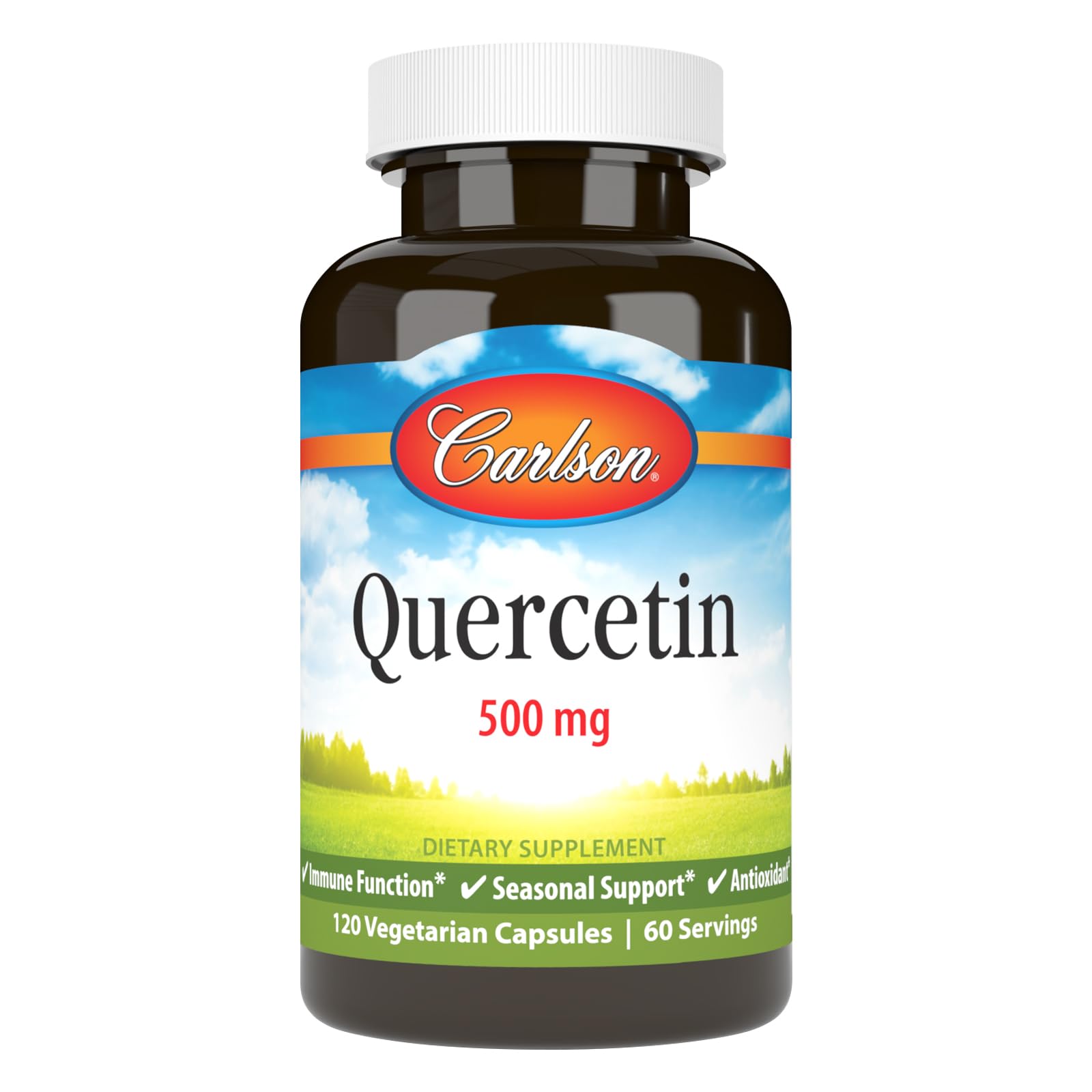 Carlson Quercetin 500 mg Capsules, 120 Count