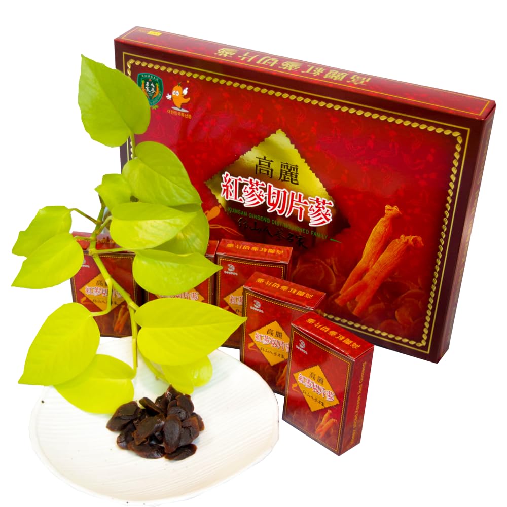 Generic KUMSAN Ginseng Distinguished Family Korea Red Ginseng Jelly, Honeyed Fermented Red Ginseng, Korean Traditional Candied Fermented Red Ginseng Gummy, 1 Count