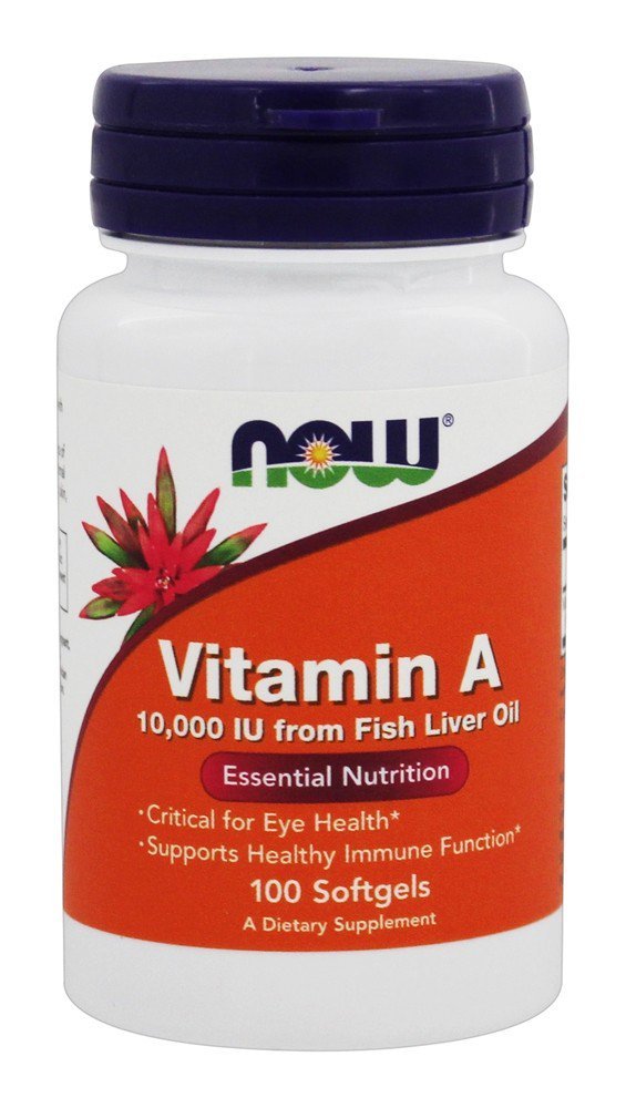 NOW Foods Vitamin A 10,000 IU Softgel 1