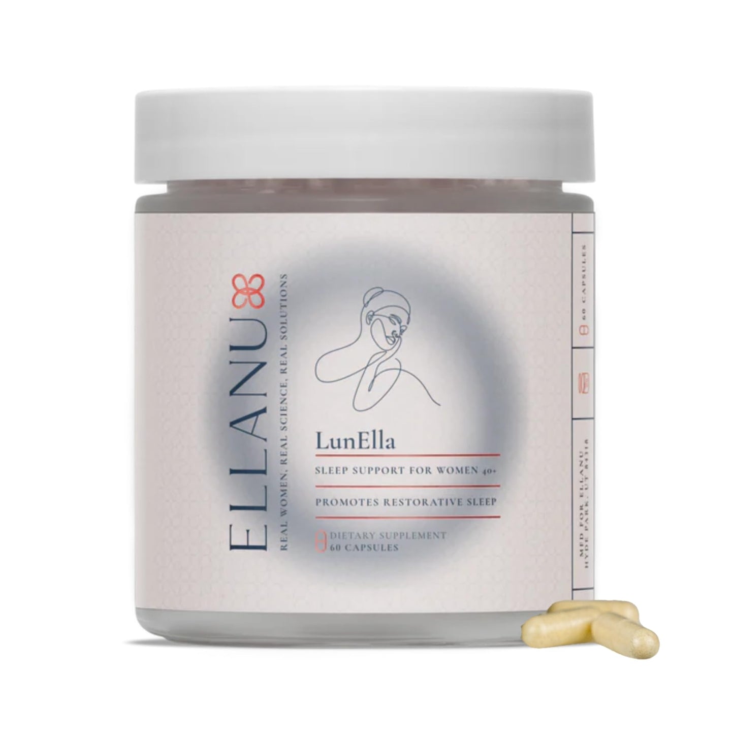 ELLANU LunElla Restful Support for Women 40+ 60 Capsules