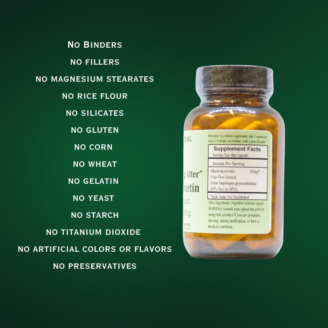 Barlow's Herbal Elixirs Dihydromyricetin (DHM) Capsule, 60 Veggie Capsules