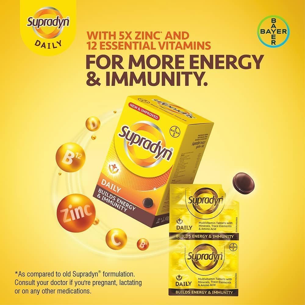 MEWATI Supradyn Daily Multivitamin Tablets, 150 Tablets
