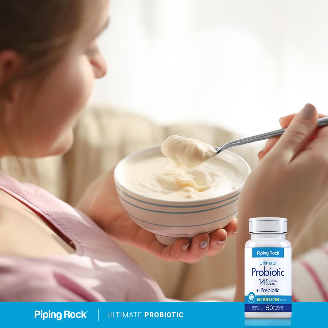 Piping Rock Probiotic for Men and Women Capsule, 50 Count