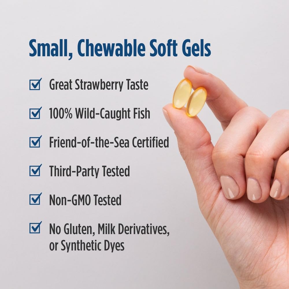 Nordic Naturals ProOmega 2000 Jr. Soft Gels, 60 Count