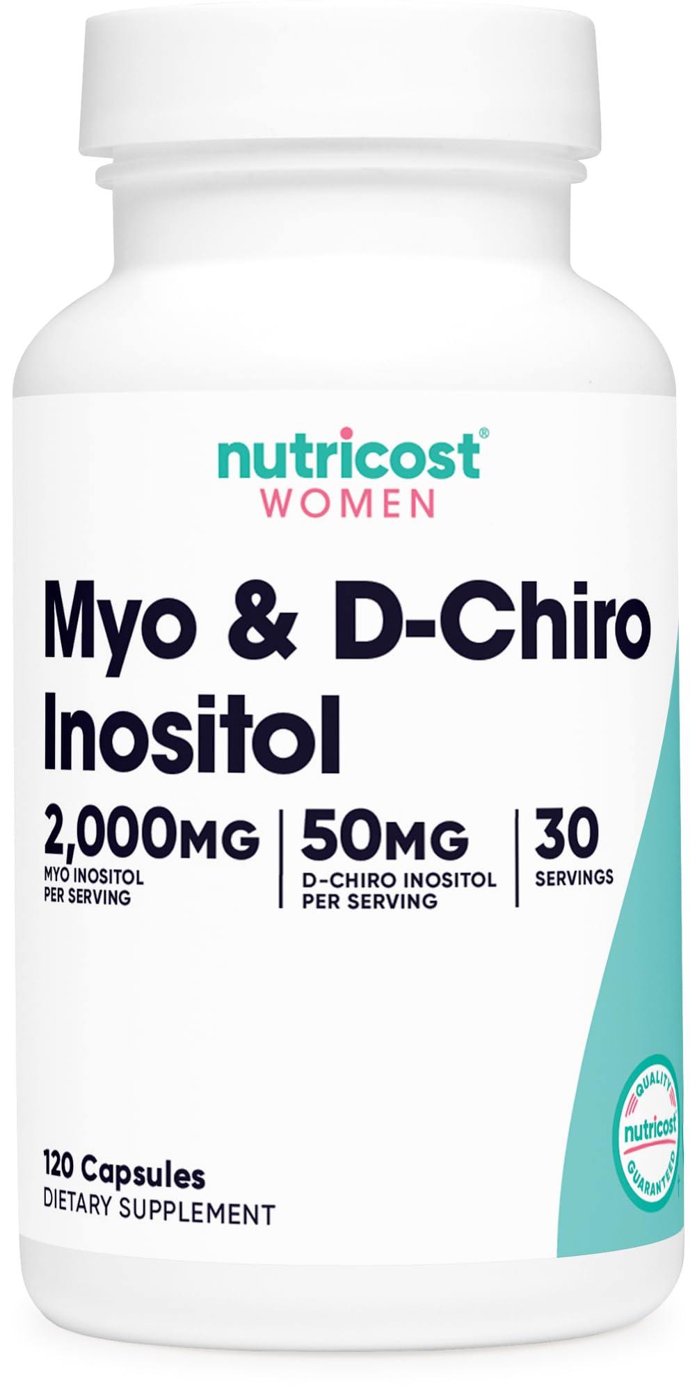 Nutricost Myo Inositol & D-Chiro Inositol for Women 120 Capsules