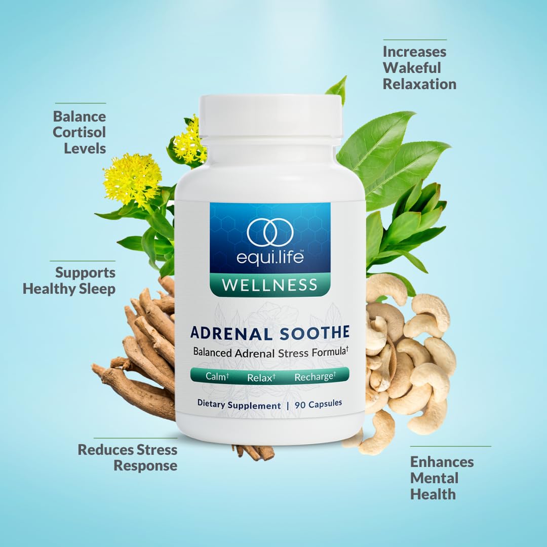 Equilife Adrenal Soothe - Balance Cortisol & Sleep Support, 90 Capsules