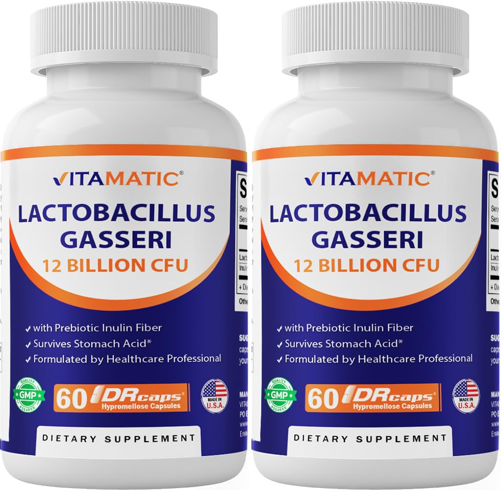 Vitamatic Lactobacillus Gasseri 12 Billion per Capsule, 60 Count