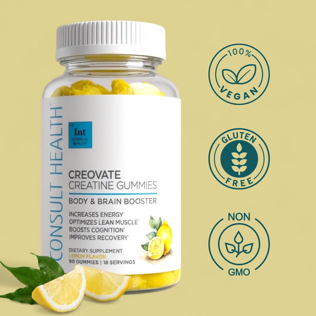 Consult Health Creovate Creatine Monohydrate Gummies 90 Count