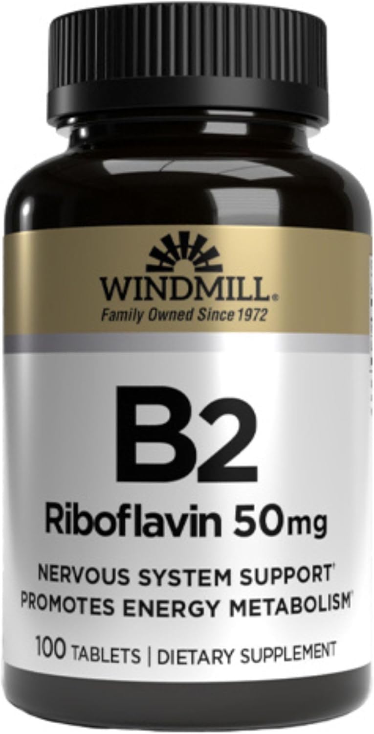 Windmill Vitamin B-2 50 mg 600 Tablets