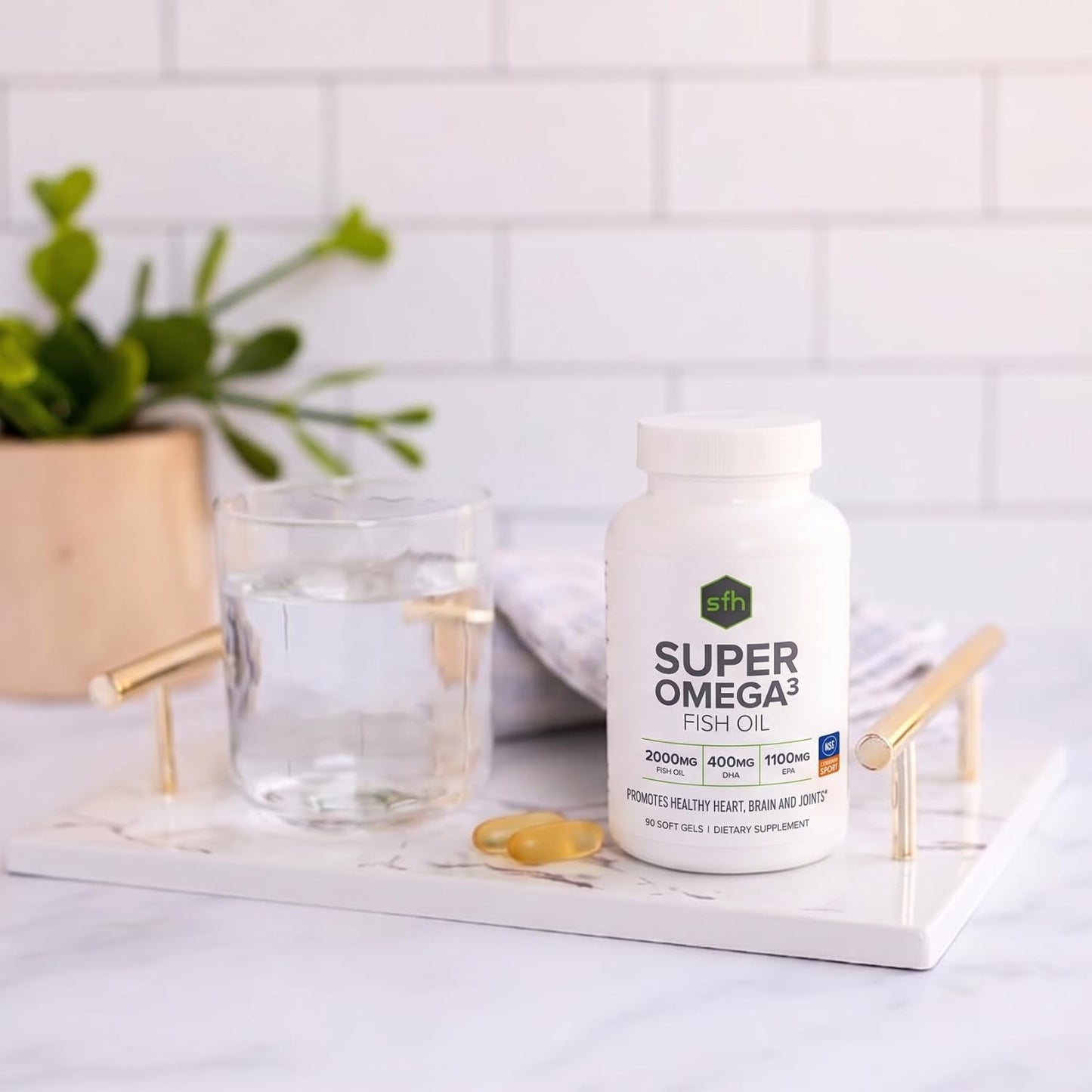 SFH Super Omega 3 Fish Oil Capsules, 90 Count