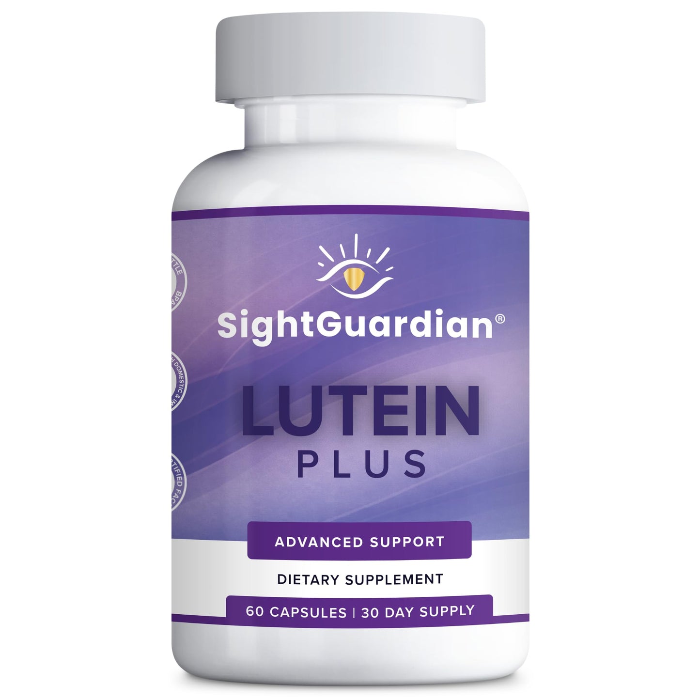 Focus Vision Supplements Sight Guardian Lutein Plus Eye Vitamin Supplement for Blue Light Capsule 60 Count